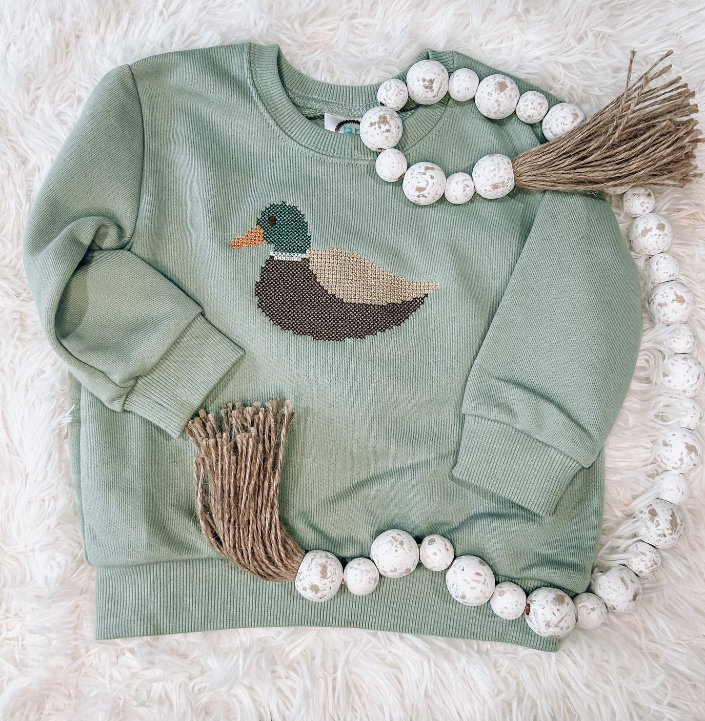 Cross Stitch Mallard Sweatshirt