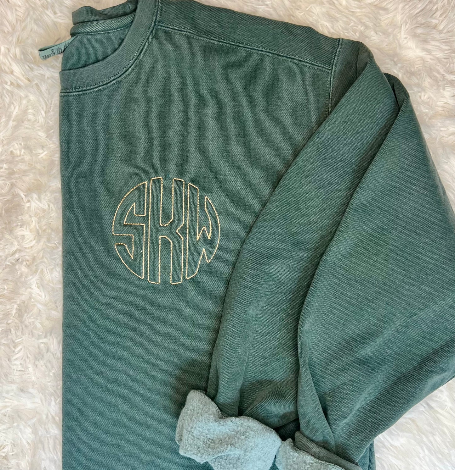 Embossed Monogram Sweatshirt