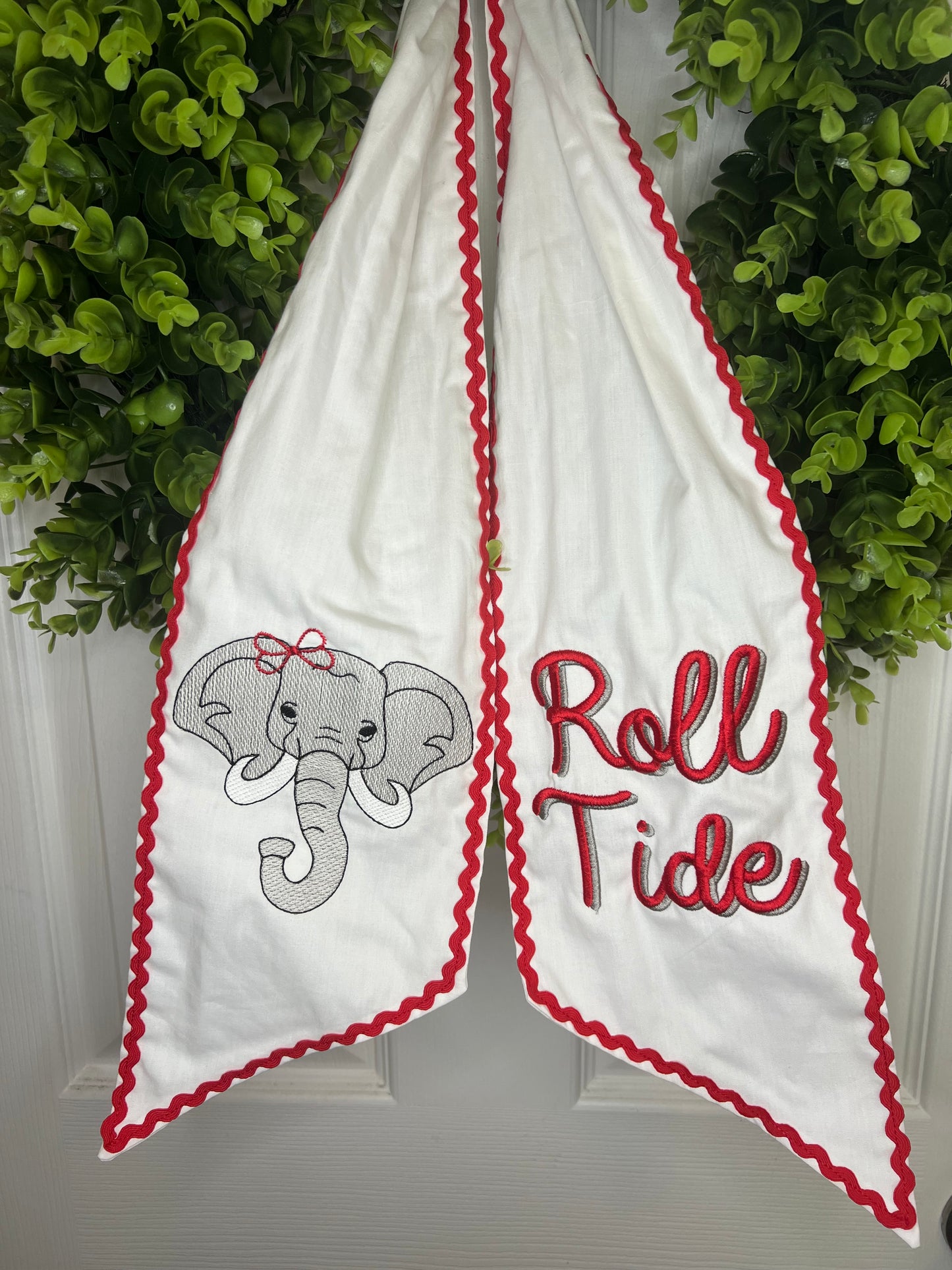 Mascot + Battle Cry Wreath Sash