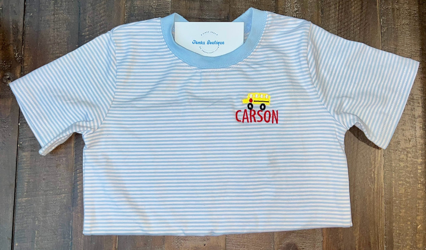 Striped Shirt Sleeve T-Shirt