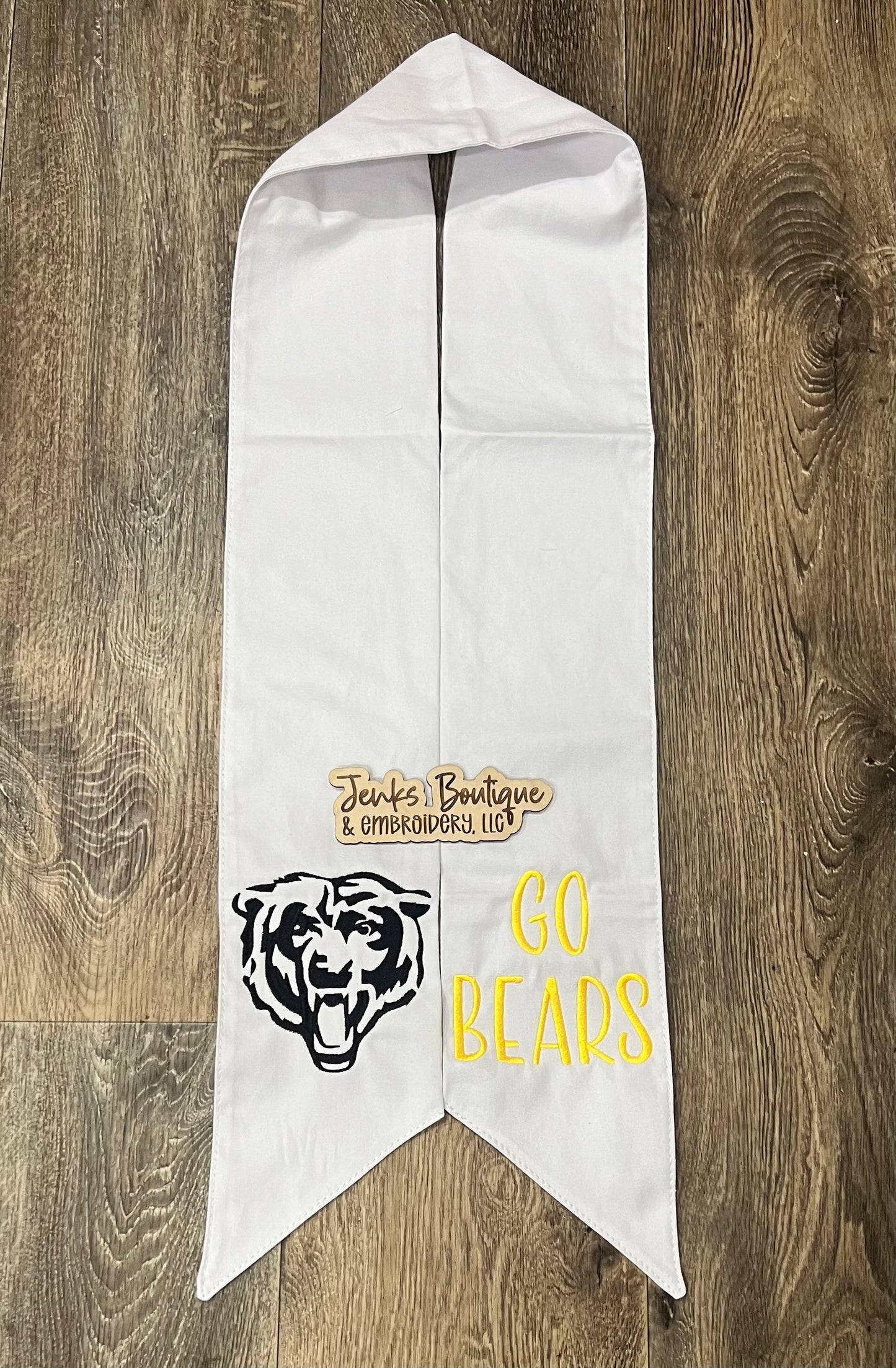 Mascot + Battle Cry Wreath Sash