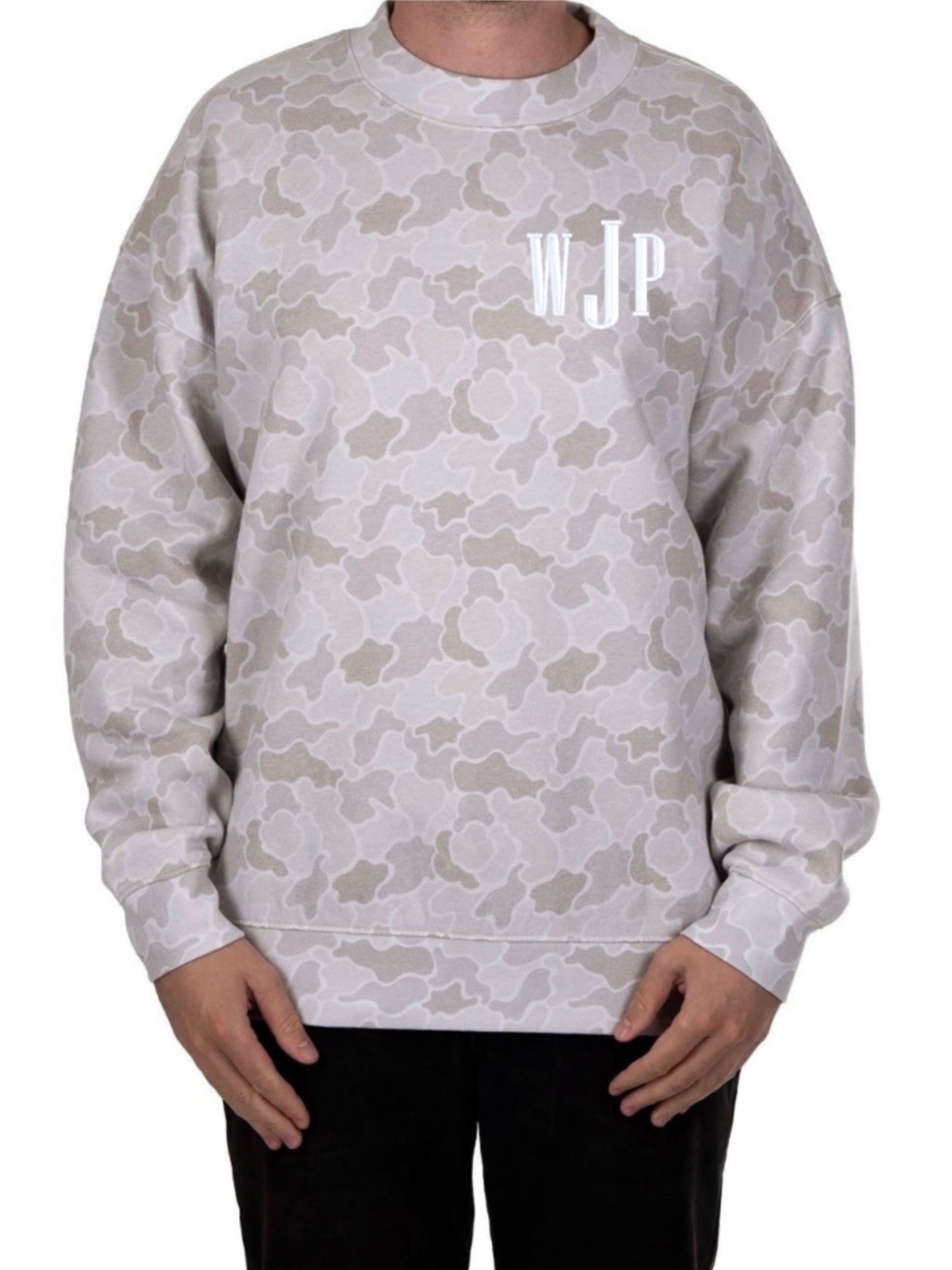 CAMO CREWNECKS