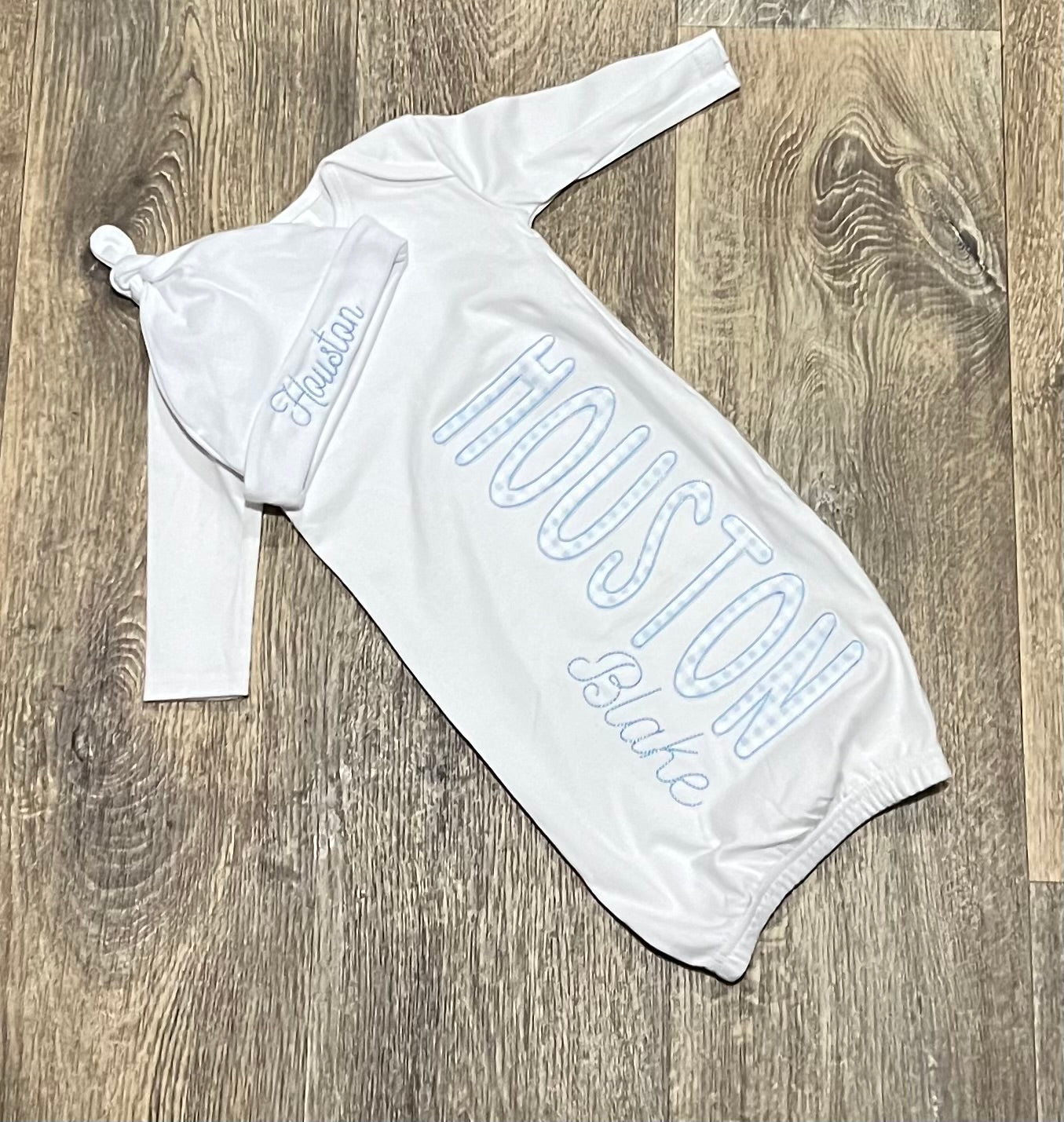 Custom Appliqué Gown