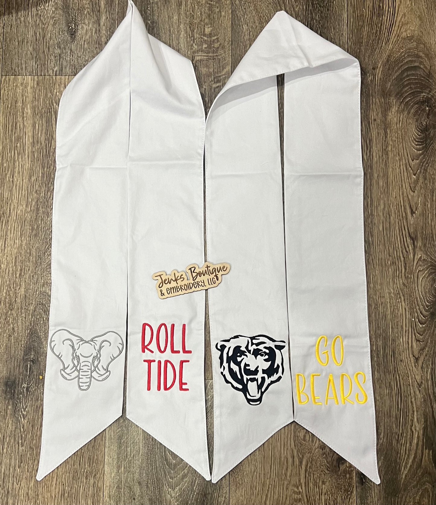 Mascot + Battle Cry Wreath Sash