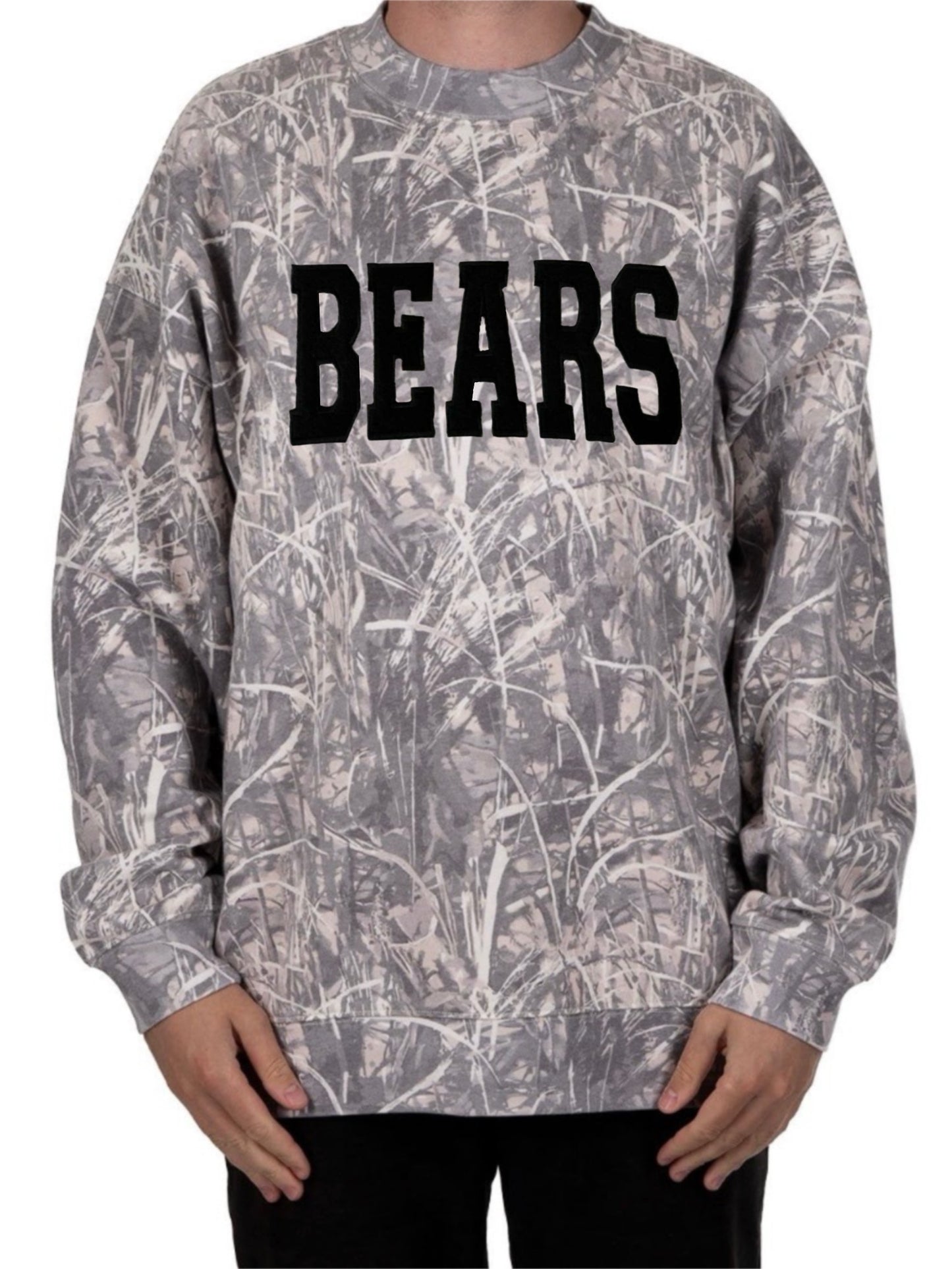 CAMO CREWNECKS