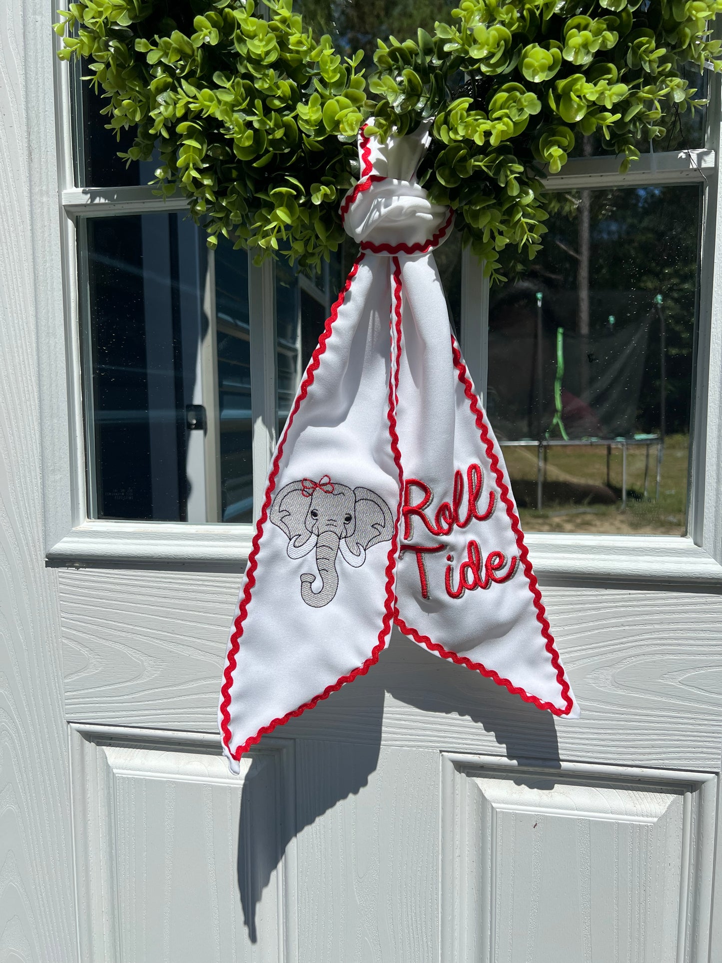 Mascot + Battle Cry Wreath Sash