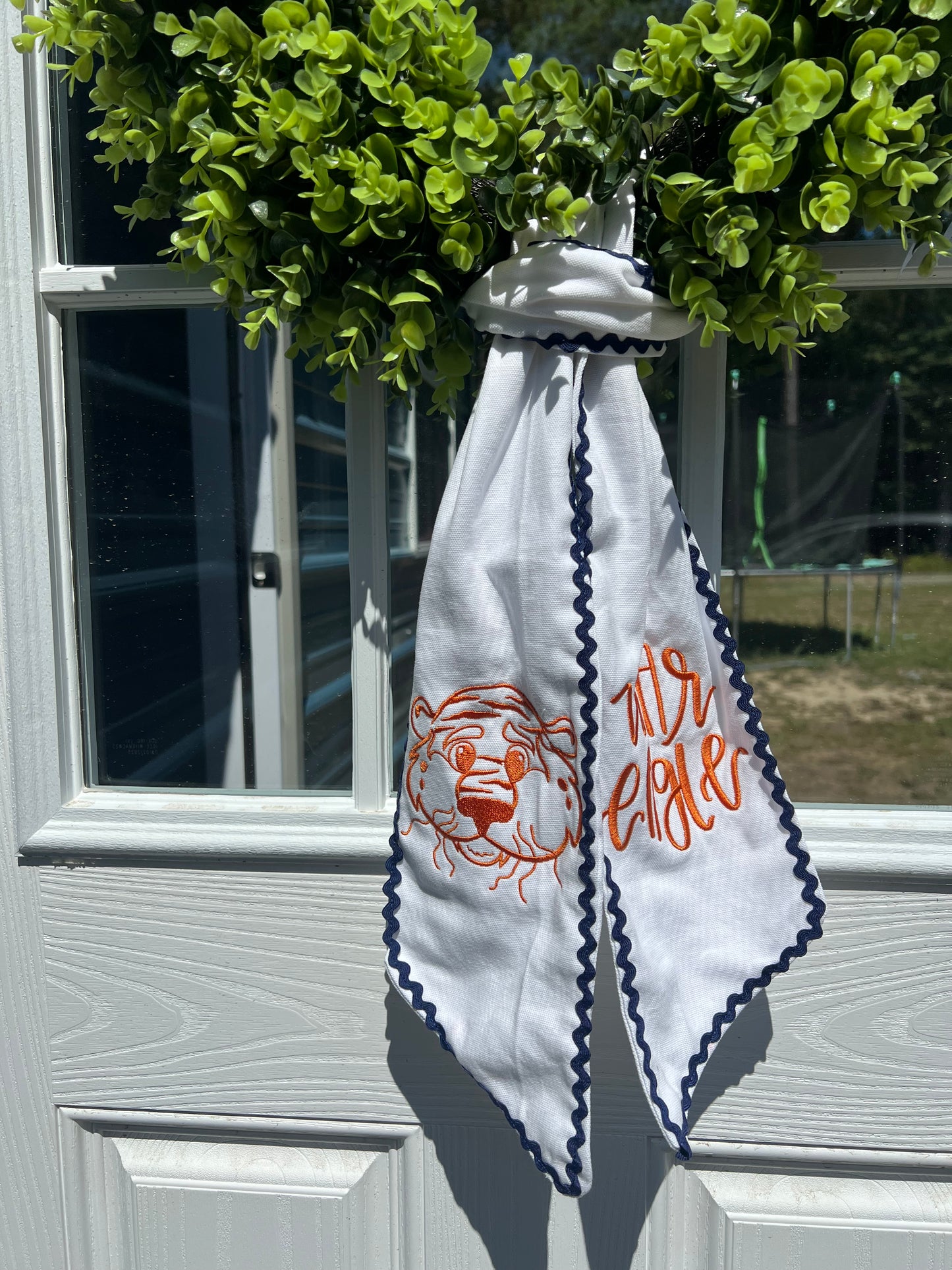 Mascot + Battle Cry Wreath Sash