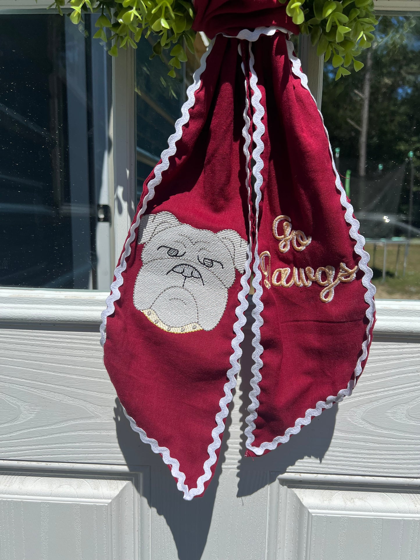 Mascot + Battle Cry Wreath Sash