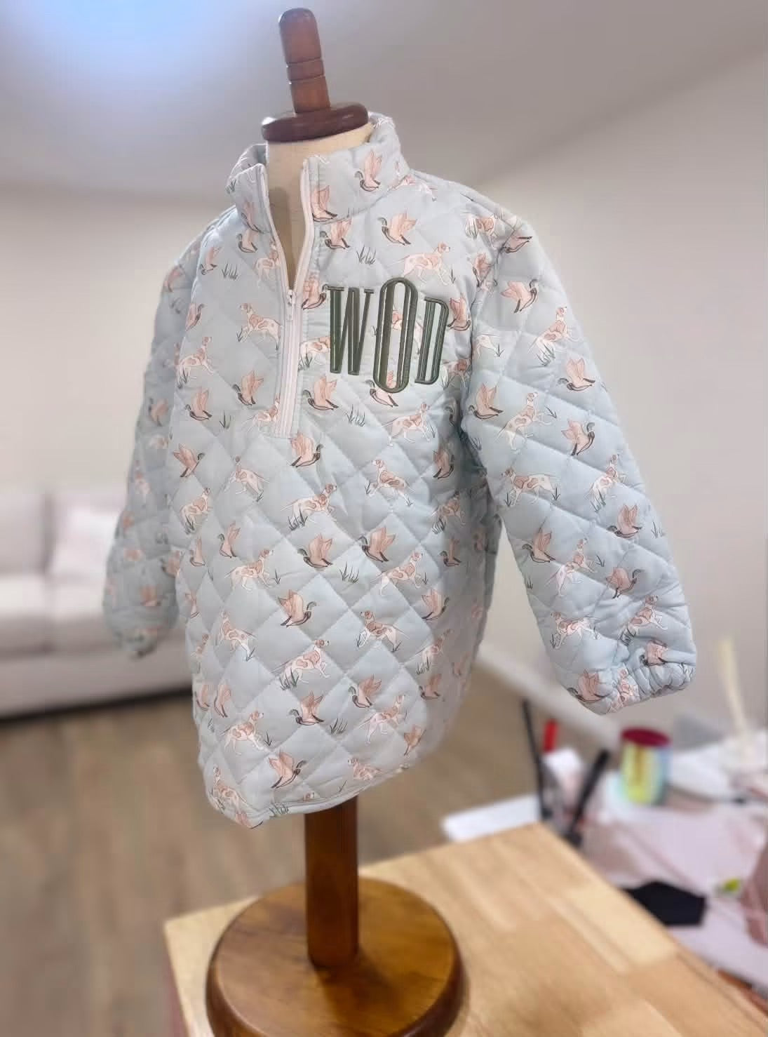 PREORDER: Quilted Quarter Zip