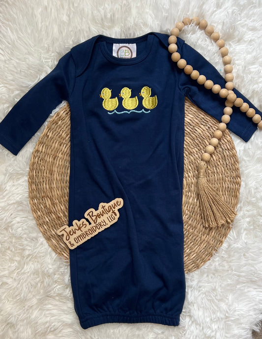 Little Ducklings Navy Gown