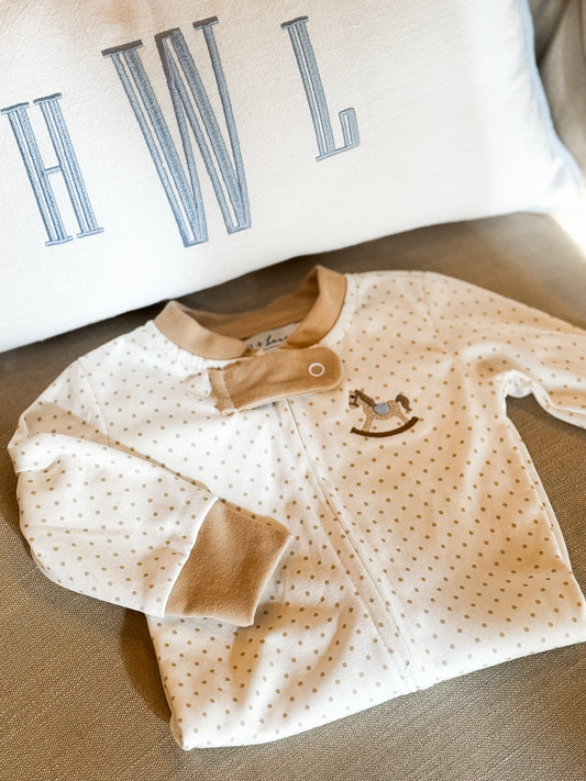 Bitty Dot Infant Footie Sleeper
